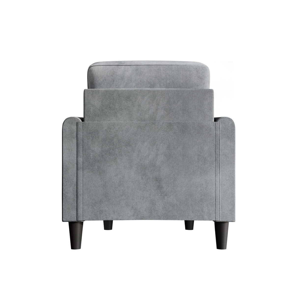 Home Design Goliad Velvet Armchair with Pocket Spring, Soft Cushions, Clean Lines Design