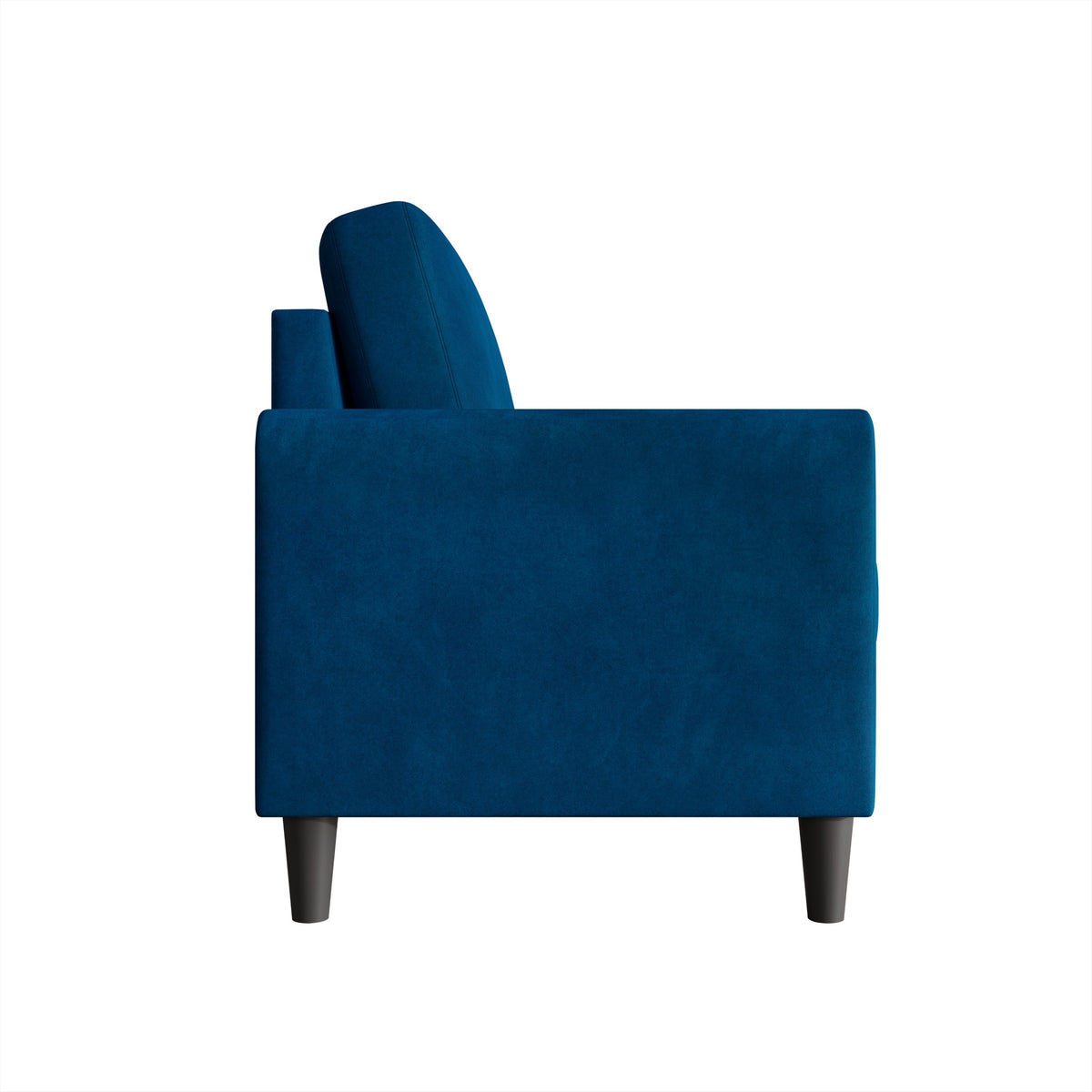 Home Design Goliad Velvet Arm Sofa with Pocket Spring, Soft Cushions, Clean Lines Design