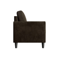 Home Design Goliad Velvet Armchair with Pocket Spring, Soft Cushions, Clean Lines Design