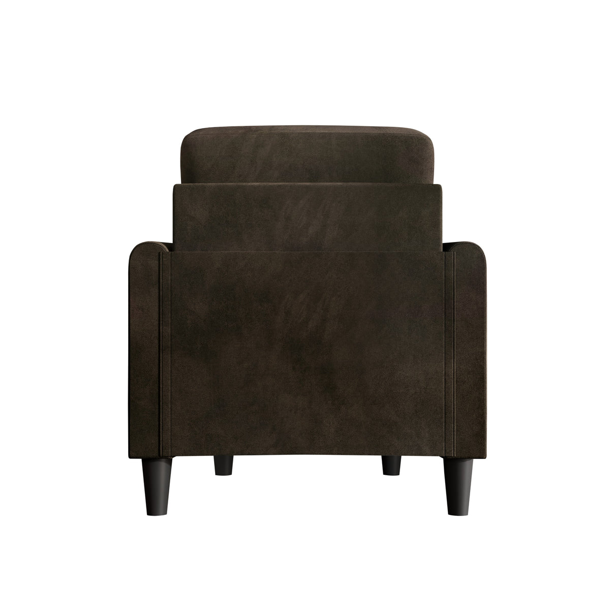 Home Design Goliad Velvet Armchair with Pocket Spring, Soft Cushions, Clean Lines Design