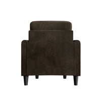 Home Design Goliad Velvet Armchair with Pocket Spring, Soft Cushions, Clean Lines Design
