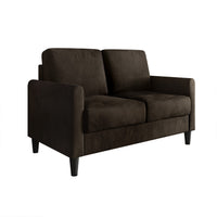 Home Design Goliad 2-Piece Velvet Living Room Set with Loveseat and Sofa, Pocket Spring Design, Soft Cushions, Clean Lines Design