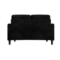 Home Design Goliad 2-Piece Velvet Living Room Set with Loveseat and Sofa, Pocket Spring Design, Soft Cushions, Clean Lines Design
