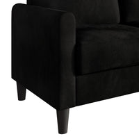Home Design Goliad 2-Piece Velvet Living Room Set with Loveseat and Sofa, Pocket Spring Design, Soft Cushions, Clean Lines Design