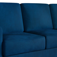 Home Design Goliad 2-Piece Velvet Living Room Set with Loveseat and Sofa, Pocket Spring Design, Soft Cushions, Clean Lines Design