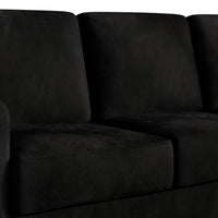 Home Design Goliad 2-Piece Velvet Living Room Set with Loveseat and Sofa, Pocket Spring Design, Soft Cushions, Clean Lines Design