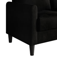 Home Design Goliad 2-Piece Velvet Living Room Set with Loveseat and Sofa, Pocket Spring Design, Soft Cushions, Clean Lines Design