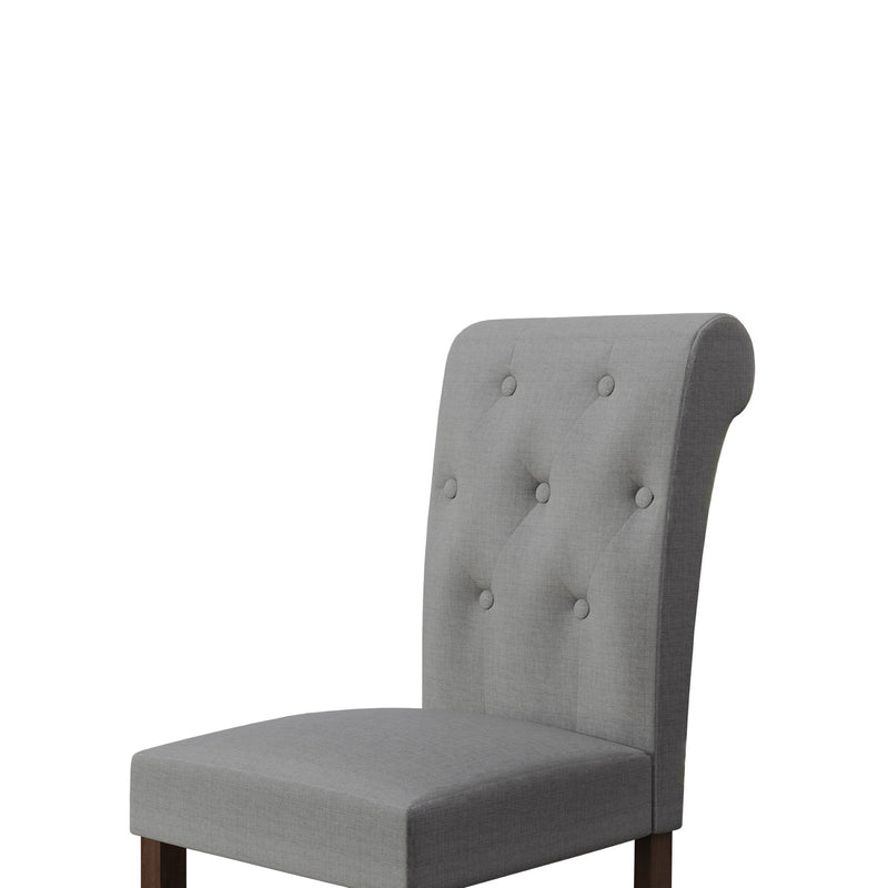Home Design Dothan Counter Height Dining Chair (Set of 4), Gray/ Brown