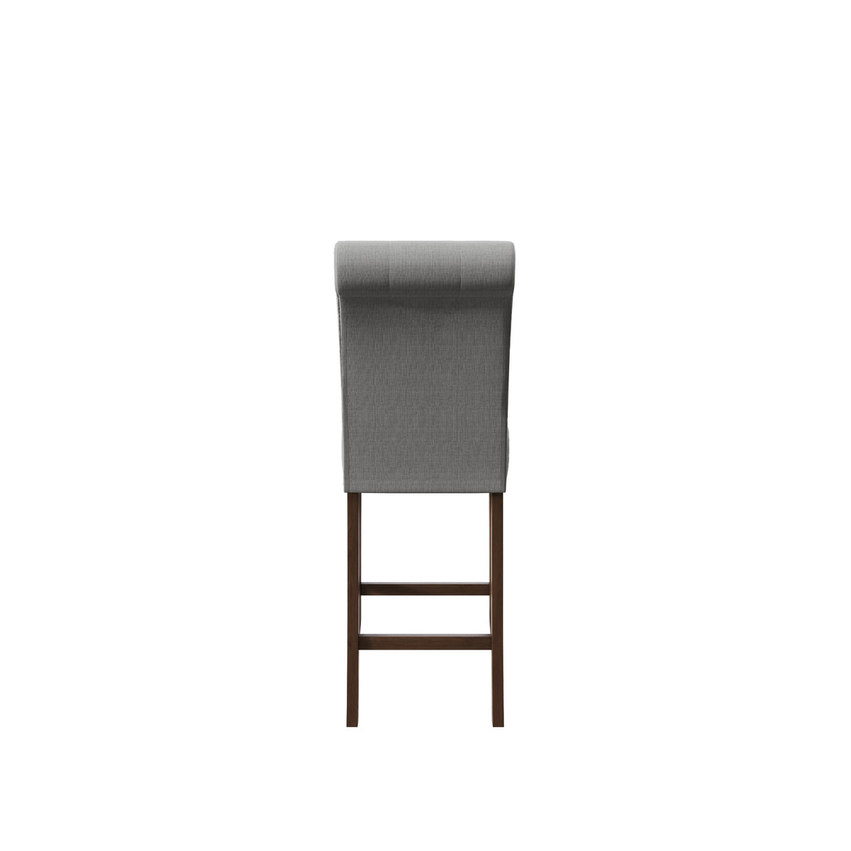 Home Design Dothan Counter Height Dining Chair (Set of 4), Gray/ Brown