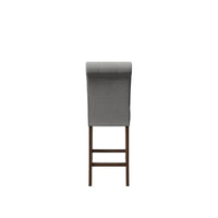 Home Design Dothan Counter Height Dining Chair (Set of 4), Gray/ Brown