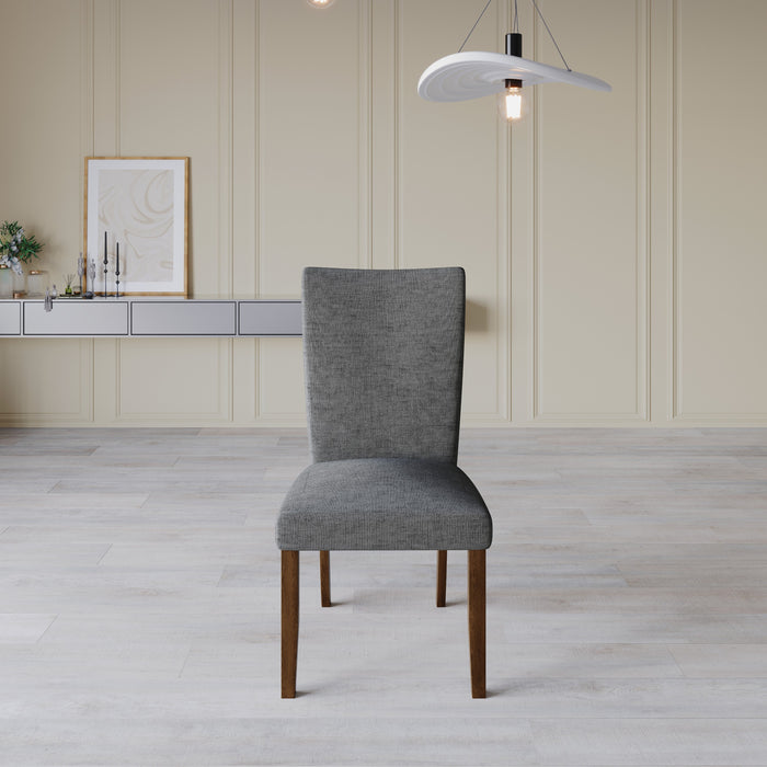 Home Design Lubec Dining Chair (Set of 2), Gray