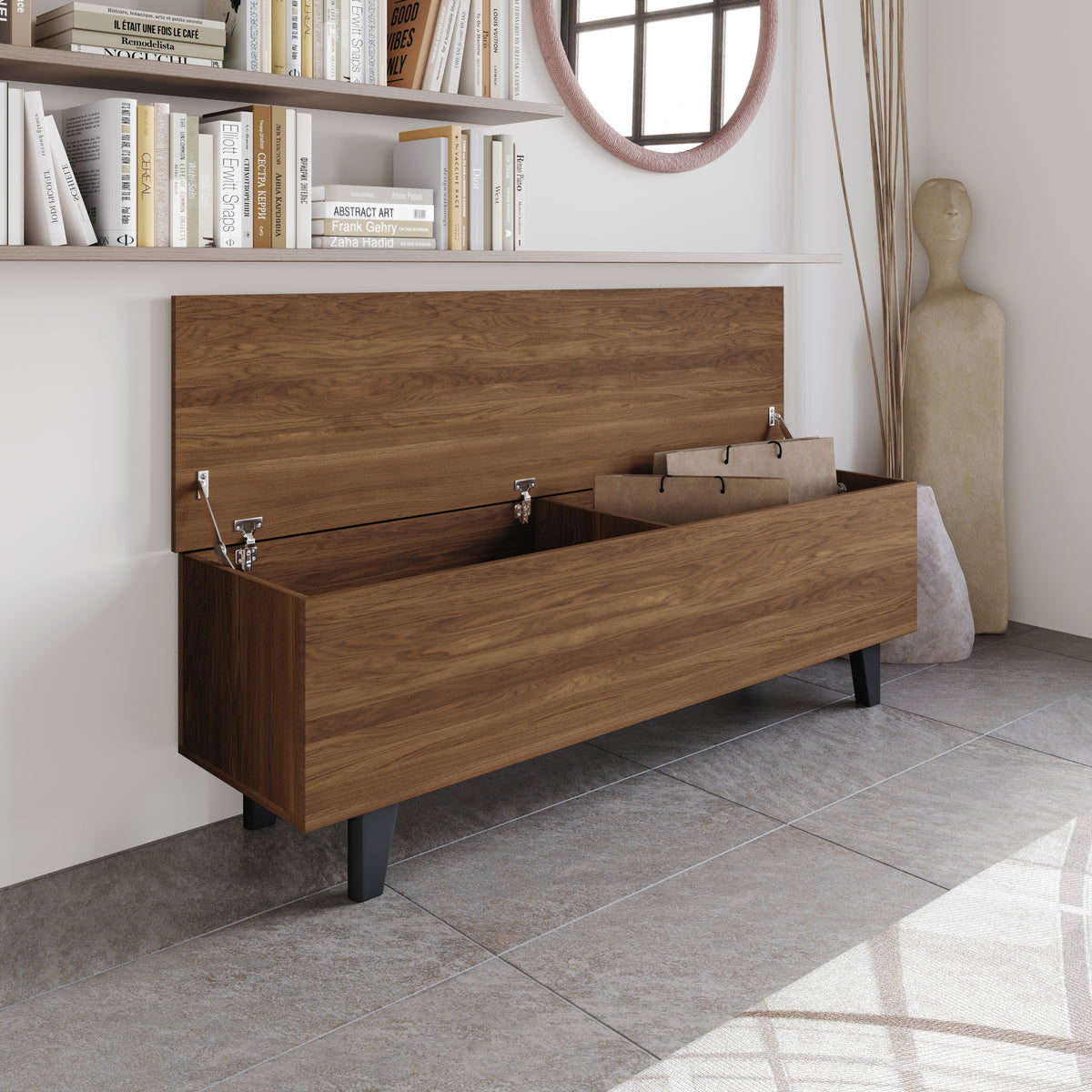 Home Design Auburn Storage Cabinet Bench