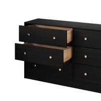 Altoona Dresser with 2 Nightstands with Ample Storage Capacity and Durable Construction, Modern Finish