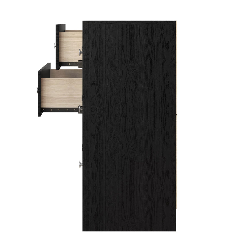 Altoona Dresser with 2 Nightstands with Ample Storage Capacity and Durable Construction, Modern Finish