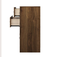 Altoona Dresser with 2 Nightstands with Ample Storage Capacity and Durable Construction, Modern Finish
