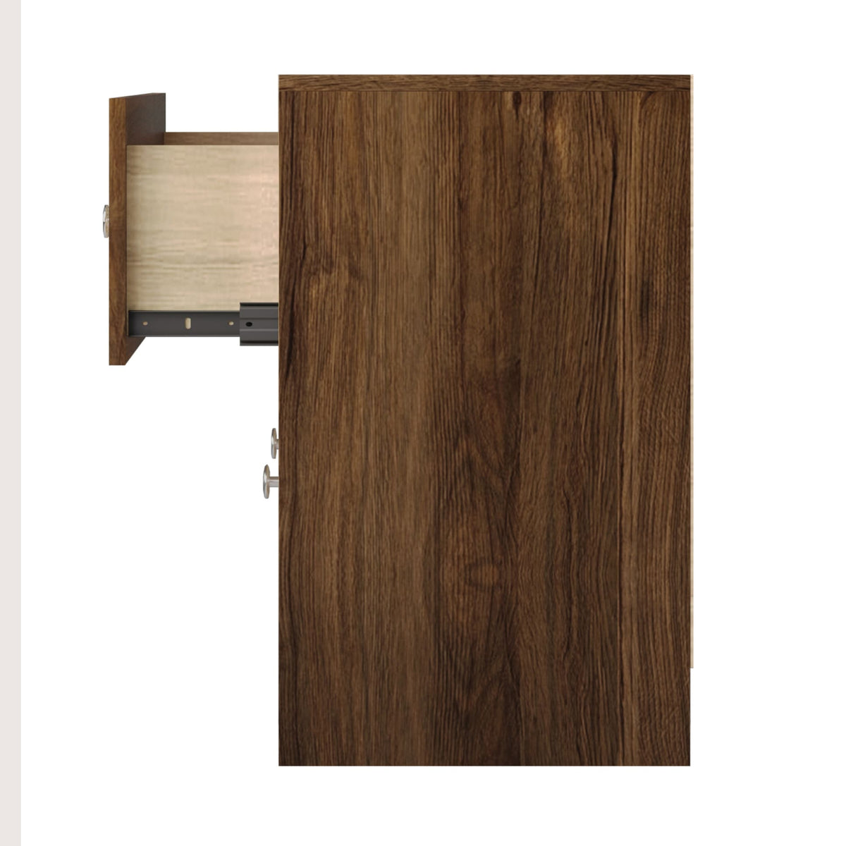 Altoona Dresser with 2 Nightstands with Ample Storage Capacity and Durable Construction, Modern Finish