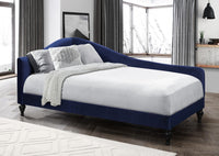 Home Design Enzo Luxurious Velvet Upholstered Daybed for Adult
