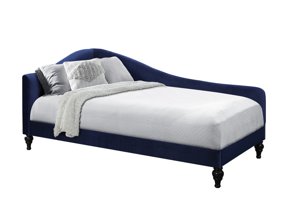 Home Design Enzo Luxurious Velvet Upholstered Daybed for Adult