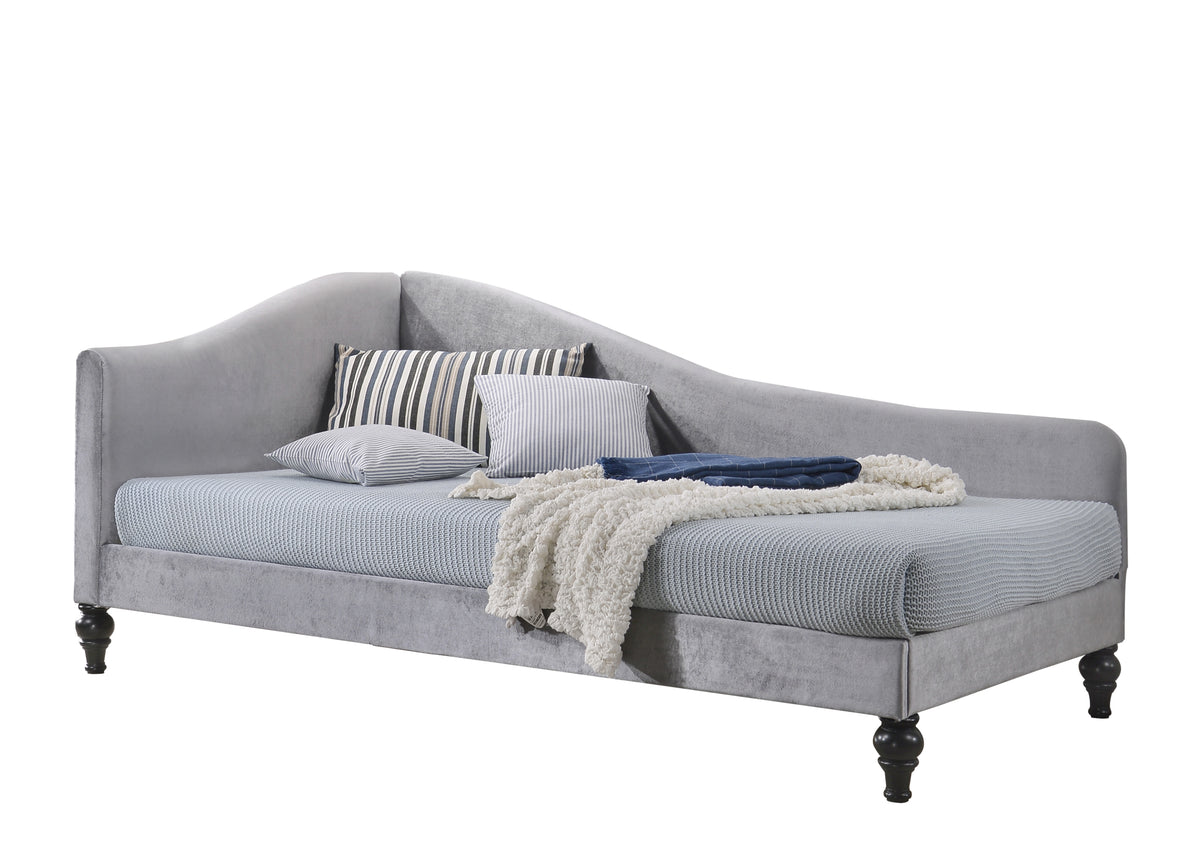 Home Design Enzo Luxurious Velvet Upholstered Daybed for Adult