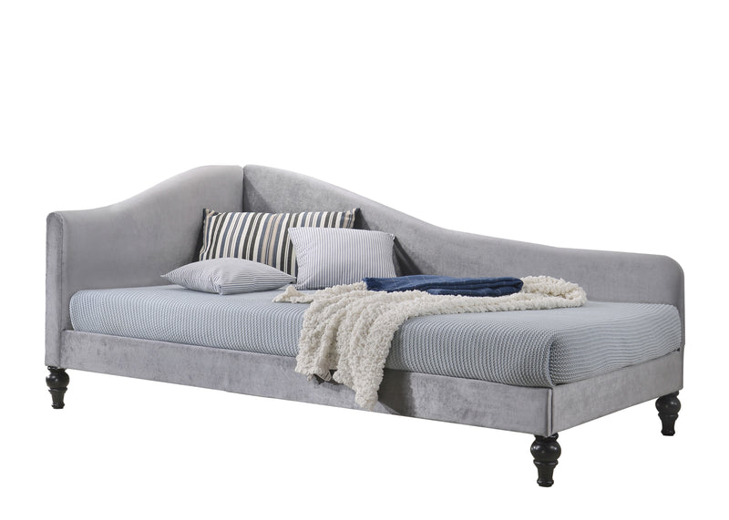 Home Design Enzo Luxurious Velvet Upholstered Daybed for Adult