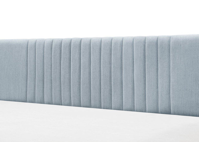 Home Design Amelia Linen Upholstered Daybed With Trundle