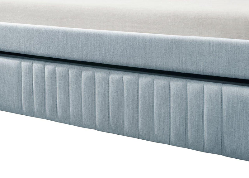 Home Design Amelia Linen Upholstered Daybed With Trundle