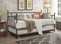 Aine Twin Metal Daybed with Trundle