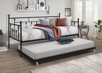 Aine Twin Metal Daybed with Trundle
