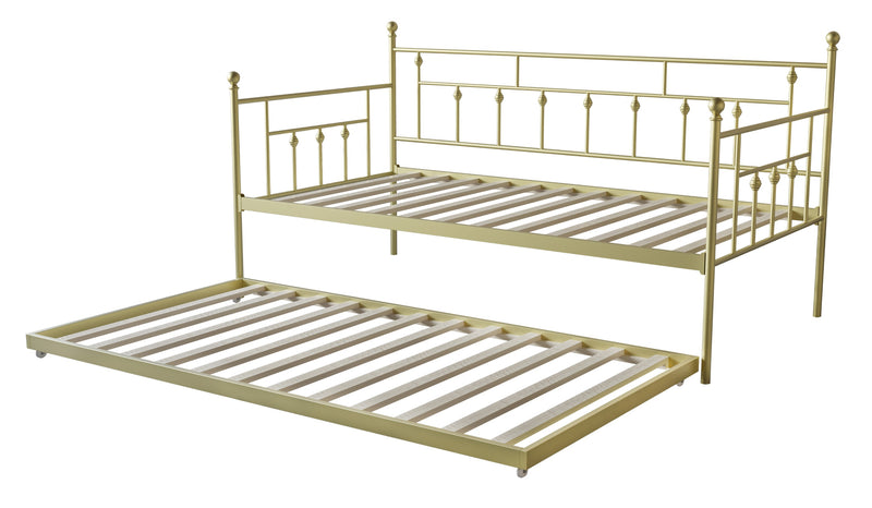 Aine Twin Metal Daybed with Trundle