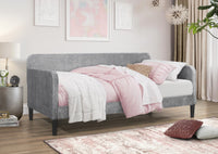Home Design Savannah Velvet Upholstered Daybed