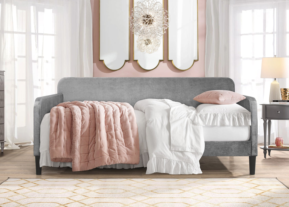 Home Design Savannah Velvet Upholstered Daybed
