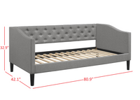 Home Design Gianna Upholstered Twin Daybed