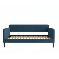 Chloe Twin Daybed with Velvet Upholstery, Button-Tufted Back, Stylish Versatile Seating and Sleeping Solution for Bedroom or Living Room