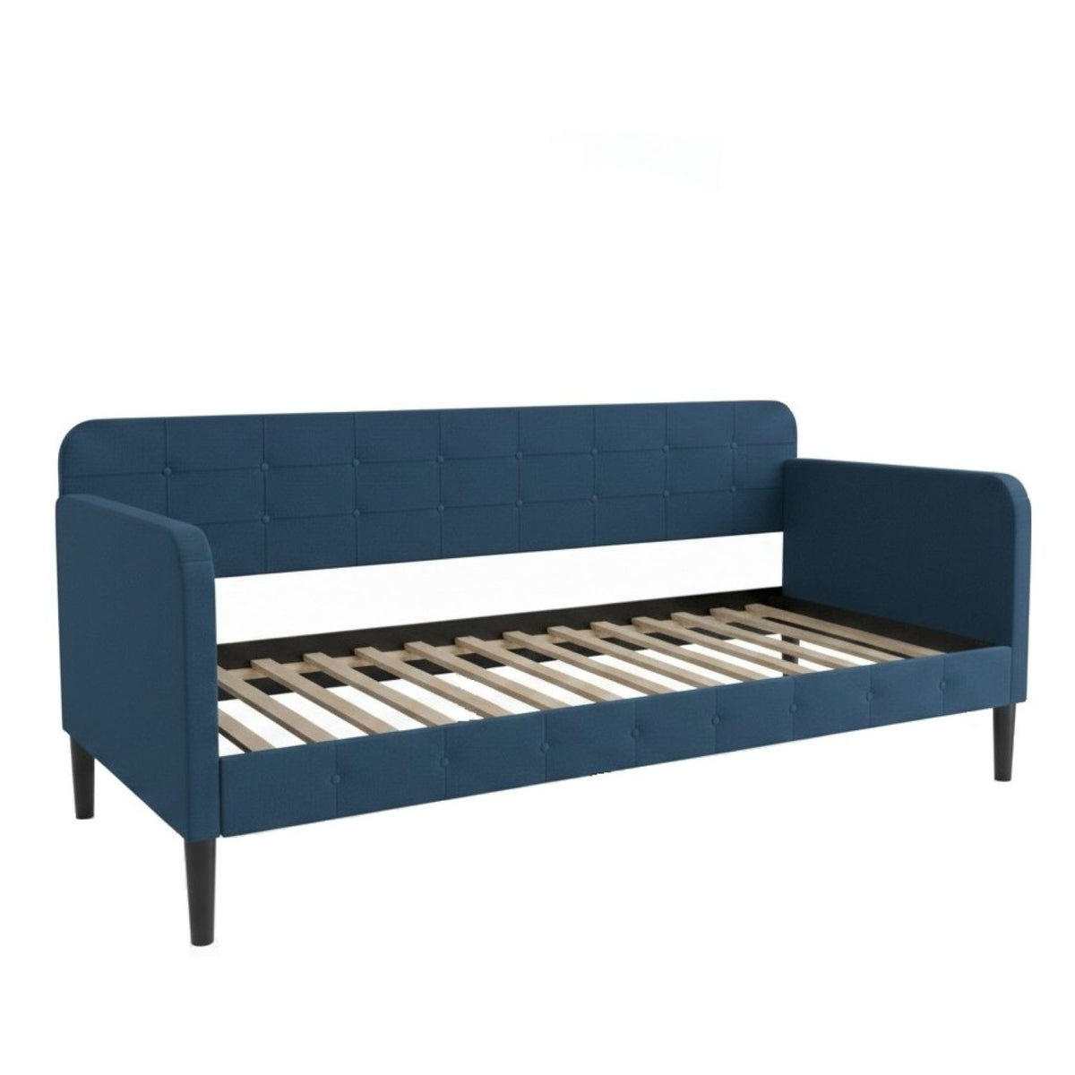 Chloe Twin Daybed with Velvet Upholstery, Button-Tufted Back, Stylish Versatile Seating and Sleeping Solution for Bedroom or Living Room
