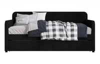 Home Design Melissa Twin Upholstered Daybed With Trundle
