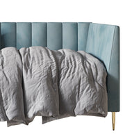 Home Design Delano Twin Upholstered Daybed, Vertical-Channel Tufted Daybed for Adult, Easy Assembly