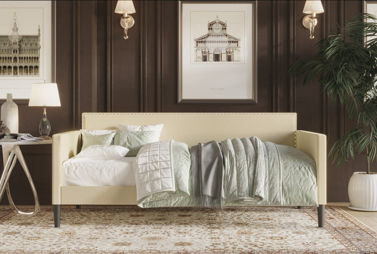 Home Design Sutton Upholstered Twin Daybed