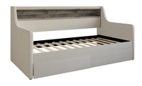 Home Design Brianna Upholstered Twin Daybed