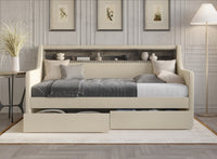 Home Design Brianna Upholstered Twin Daybed