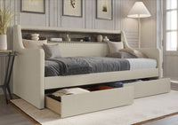 Home Design Brianna Upholstered Twin Daybed