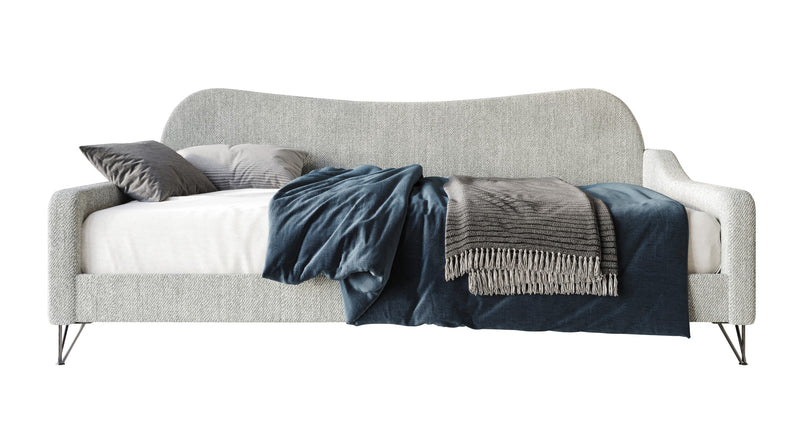 Home Design Natty Upholstered Twin Daybed, for Adult Bedroom or Guest Room