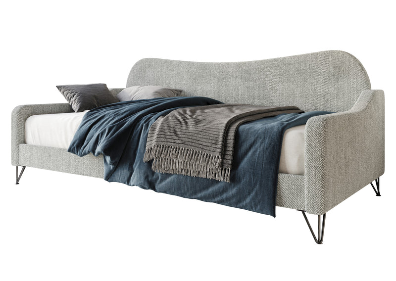 Home Design Natty Upholstered Twin Daybed, for Adult Bedroom or Guest Room
