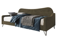 Home Design Natty Upholstered Twin Daybed, for Adult Bedroom or Guest Room