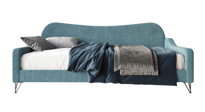 Home Design Natty Upholstered Twin Daybed, for Adult Bedroom or Guest Room