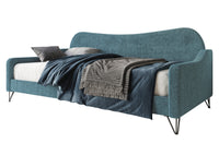 Home Design Natty Upholstered Twin Daybed, for Adult Bedroom or Guest Room