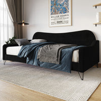 Home Design Natty Upholstered Twin Daybed, for Adult Bedroom or Guest Room