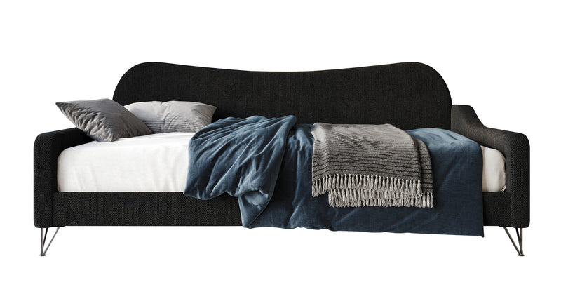 Home Design Natty Upholstered Twin Daybed, for Adult Bedroom or Guest Room