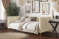 Home Design Dayton Upholstered Twin Daybed