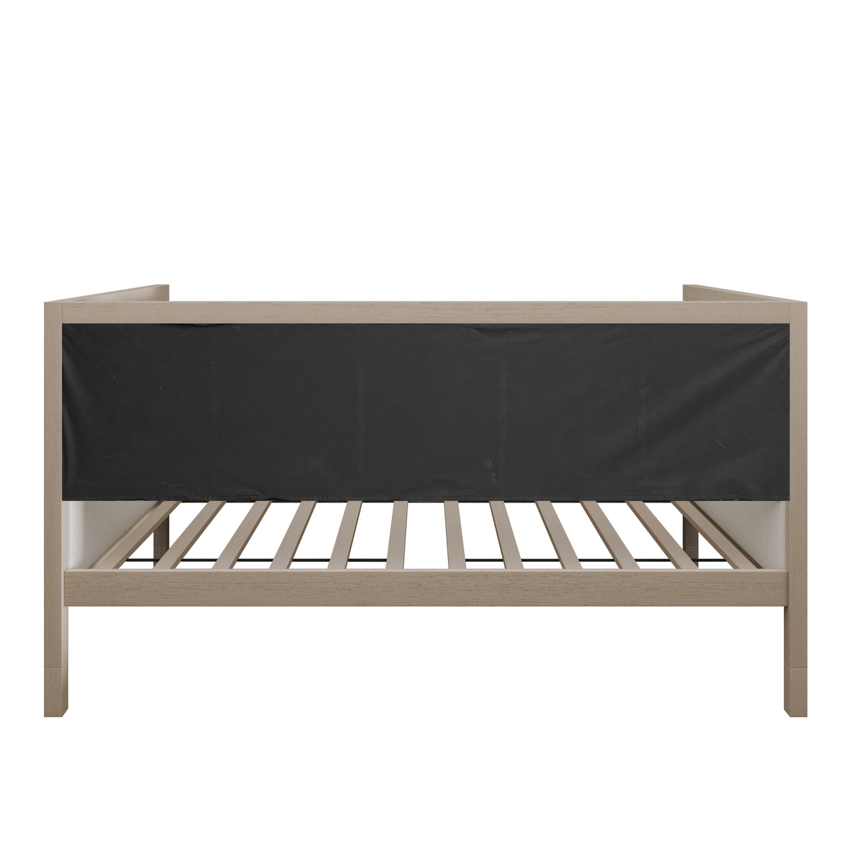 Home Design Cairo Twin Upholstered Daybed ，Warm Gray
