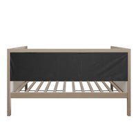Home Design Cairo Twin Upholstered Daybed ，Warm Gray